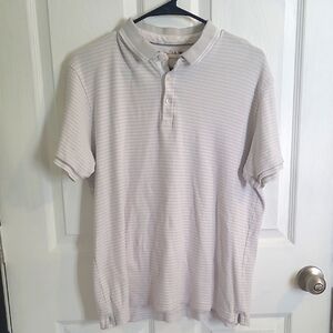 100% Cotton White And Gray POLO